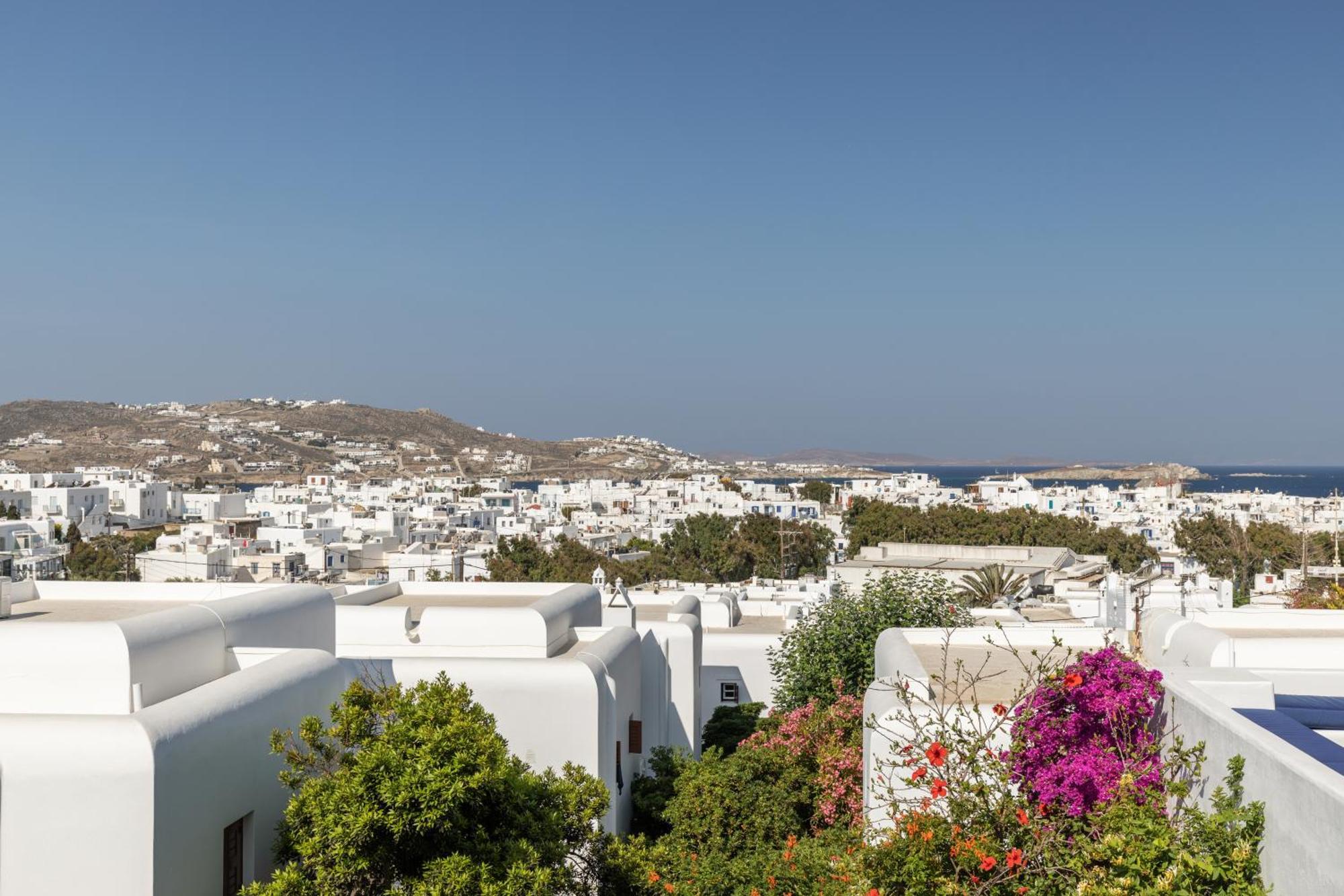 Callisti Mykonos Town With Pool View And Calypso Upper Floor With Sea View Екстер'єр фото