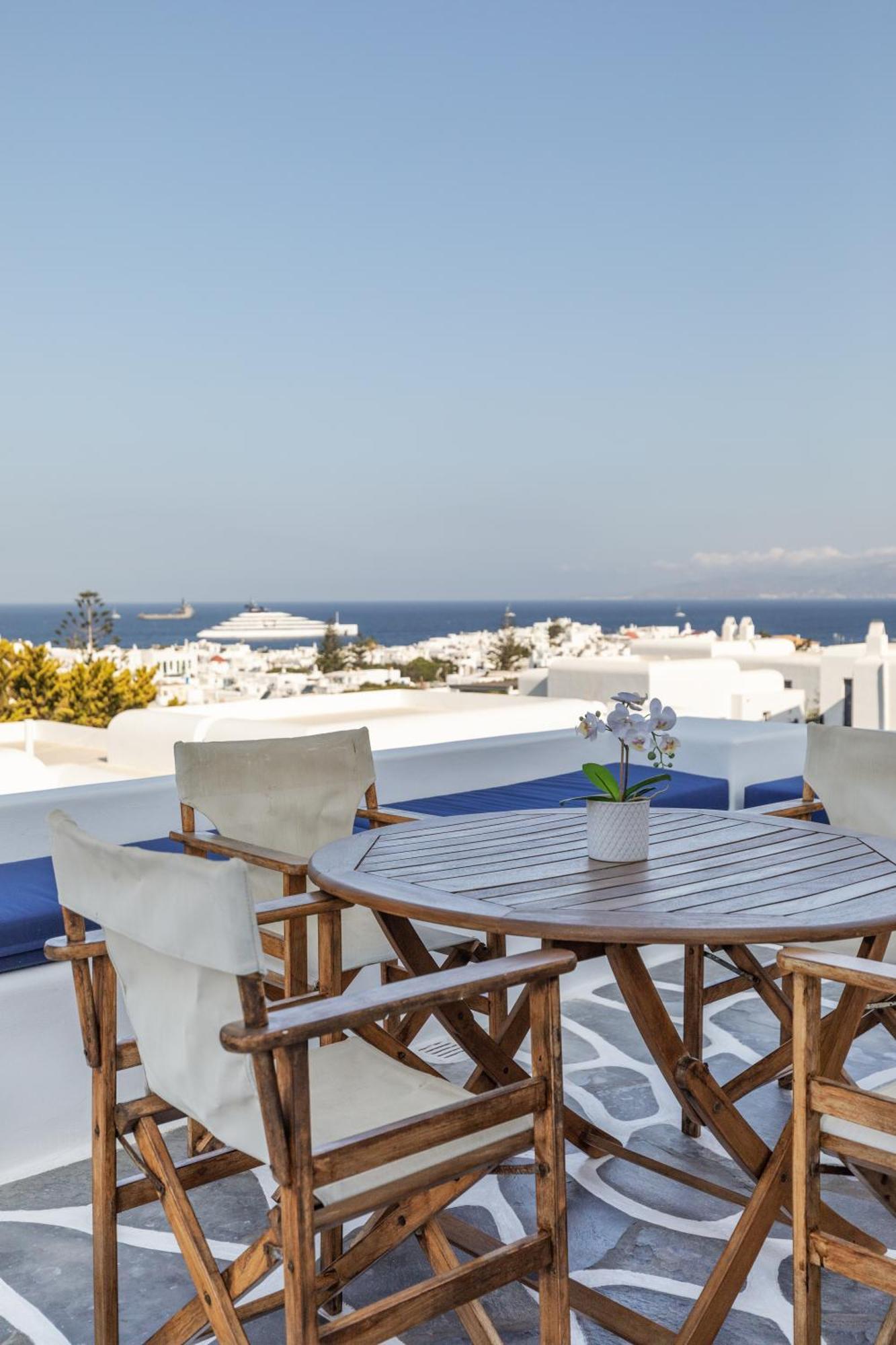 Callisti Mykonos Town With Pool View And Calypso Upper Floor With Sea View Екстер'єр фото